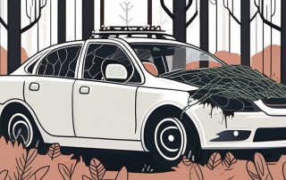 A car with visible signs of damage