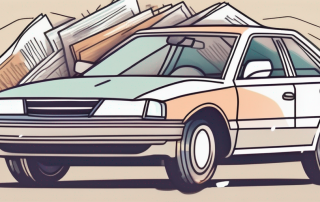 A car with open doors