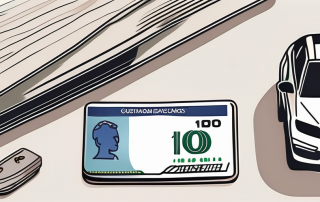 A wallet with euro bills next to a car key and a driver's license on a table