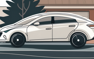 A second car with a protective bubble around it