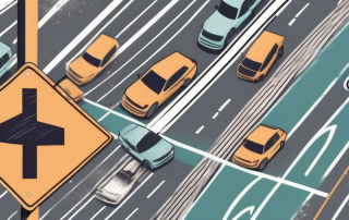 A chaotic intersection with various signs and signals