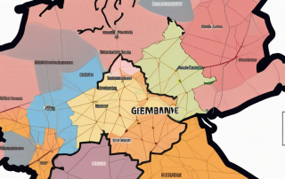 A map of germany