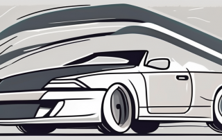 A car with minor visible damages such as a dented bumper