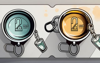 A car key with a broken chain and a beer glass filled up to the 2.0 mark
