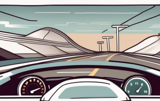 A car on a long