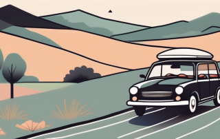 A car on a long