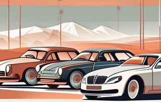 A variety of cars with visible automatic gearboxes