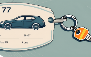 A german driving license next to a set of car keys