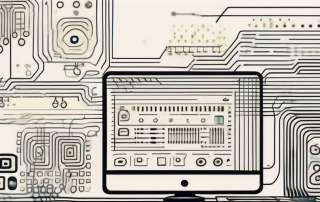 A computer screen displaying various digital codes and symbols