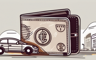 A wallet with euros coming out of it