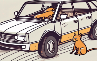 A car with visible damages