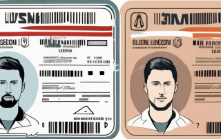 A german driver's license being transformed
