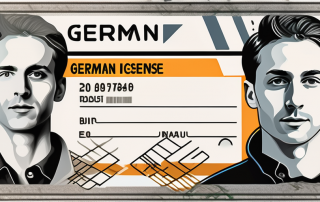 A german driver's license being transformed