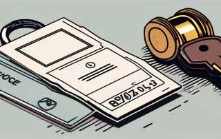 A car key on a table with a driving license next to it