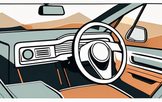 A steering wheel