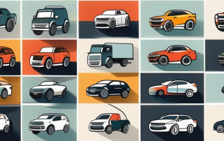 Various types of vehicles