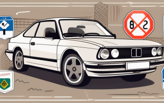 A car with a german license plate