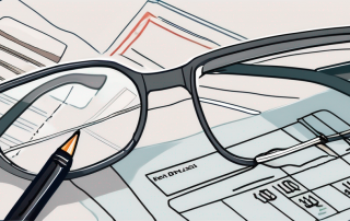 A pair of glasses next to a german driver's license