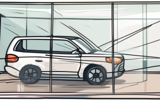 A car key being crossed out or locked inside a glass box