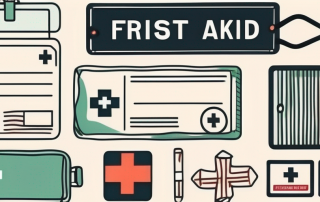 A first aid kit