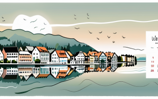 The scenic town of überlingen by lake constance