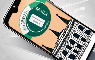 A smartphone displaying a digital driving license