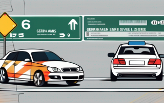 A german driver's license with various numbers highlighted