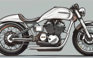 A lightweight motorcycle