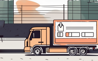 An expired driver card next to a truck on a road