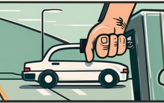 A car key being taken away from a road sign indicating "probation period"