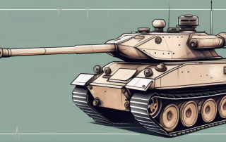 A vintage german panzer tank with a detailed view of its controls and mechanisms
