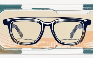 A pair of glasses resting on a german driver's license