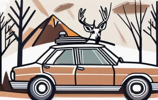 A car with visible elements such as a broken windshield