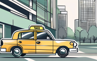 A taxi cab