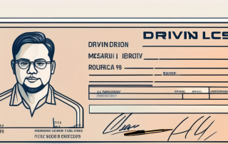 A driving license with a broken corner