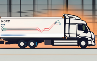 A truck with a digital tachograph installed in the dashboard