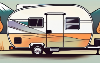 A trailer with a seasonal license plate attached