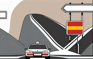 A car with a german flag design