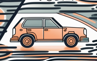 A car with different parts highlighted