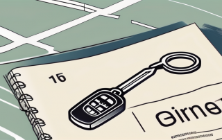 A car key on top of a german driving test booklet