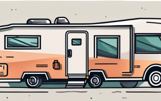 A trailer attached to a car