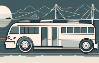 Various modes of transportation like a bus