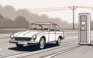 A car with its doors open and keys in the ignition