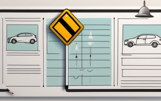 A driving test sheet with multiple choice questions
