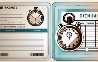 A driver's license surrounded by a stopwatch and calendar