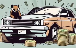 A marten causing damage to a car's engine