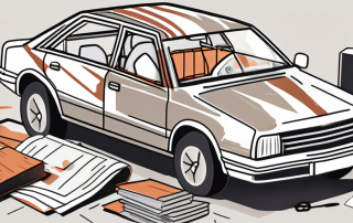 A marten causing damage to a car