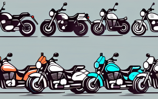 Different types of motorcycles representing various driving license classes