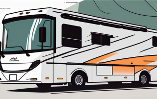 A large motorhome weighing over 3.5 tons