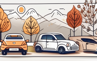 A calendar with different seasonal icons (like a snowflake